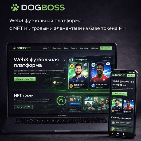DOGBOSS — сайт на компьютере и телефоне
